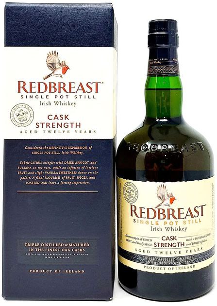Віскі Redbreast Cask Strength 12 y.o. 56.3% 0.7 л